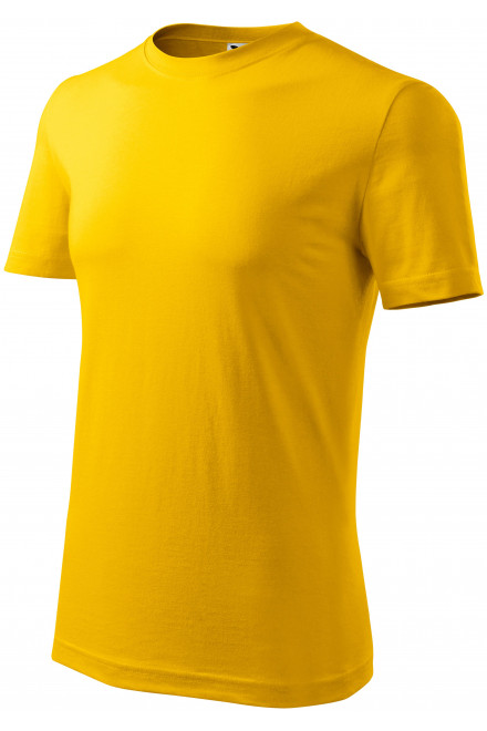 Pánské triko klasické, žlutá, trička