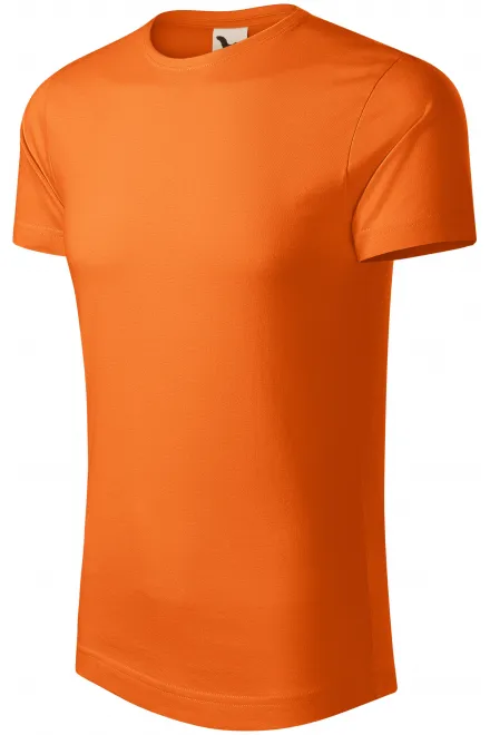 Pánské triko, organická bavlna, oranžová