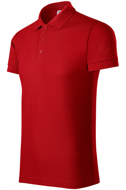 Pohodlná pánská polokošile, červená, pánská trička
