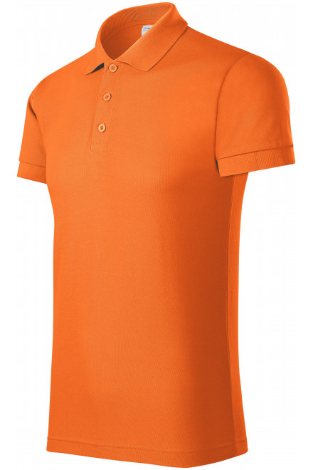 Pohodlná pánská polokošile, oranžová, pánská trička
