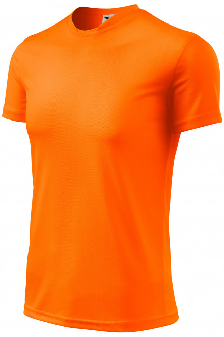 Sportovní tričko pro děti, neonová oranžová, dětská trička