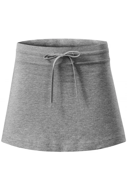 Sukně dámská - tmavěšedý melír, M