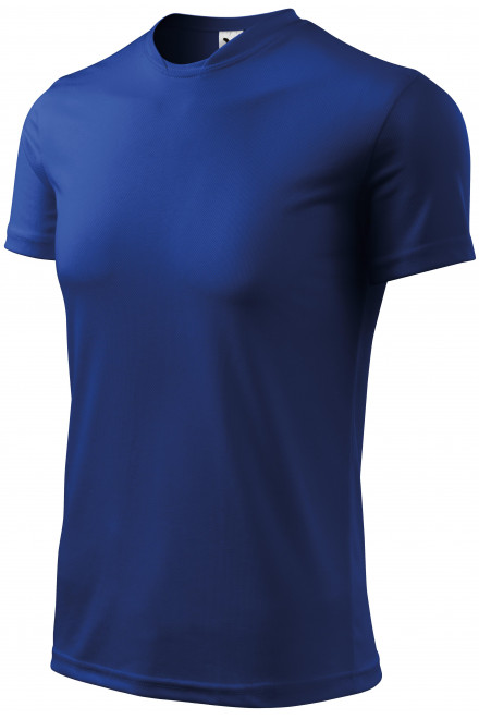 Tričko s asymetrickým průkrčníkem, kráľovská modrá, trička na potisk