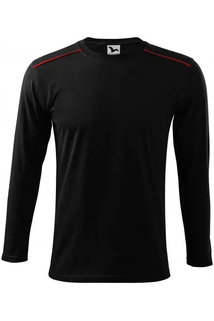 Tričko s dlouhým rukávem - černá, 3XL