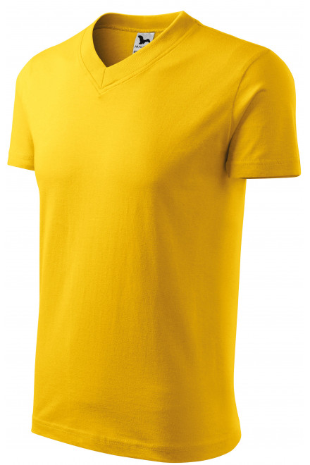 Tričko s krátkým rukávem, středně hrubé, žlutá, trička na potisk