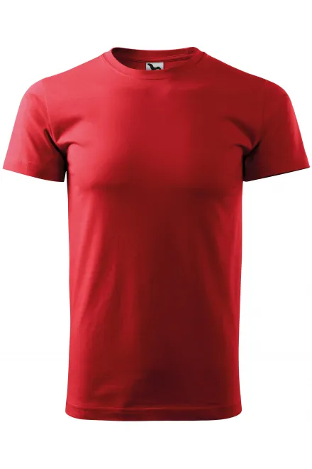 Tričko vyšší gramáže unisex - červená, XS