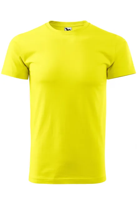 Tričko vyšší gramáže unisex - citrónová, XS