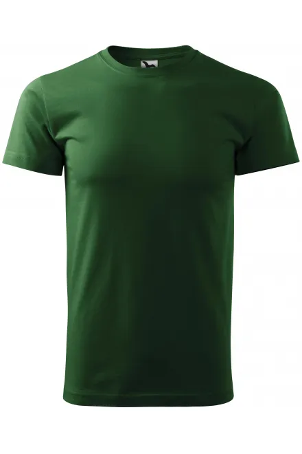 Tričko vyšší gramáže unisex - láhvovězelená, XS
