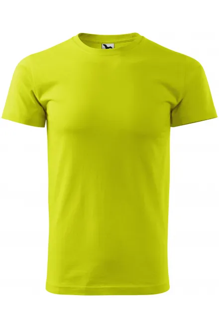 Tričko vyšší gramáže unisex - limetková, XS