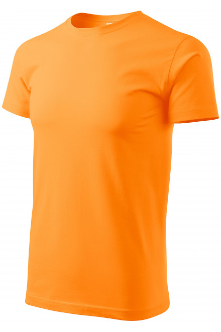 Tričko vyšší gramáže unisex, mandarinková oranžová