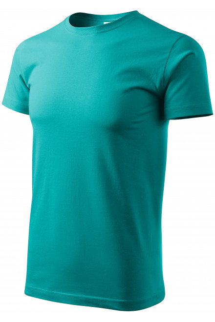 Tričko vyšší gramáže unisex, smaragdovozelená, jednobarevná trička