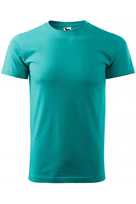 Tričko vyšší gramáže unisex - smaragdovozelená, XS