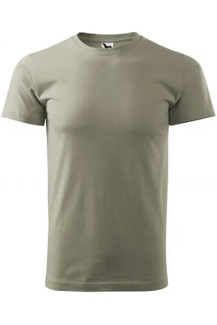 Tričko vyšší gramáže unisex - svetlá khaki, XS