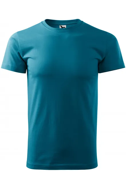 Tričko vyšší gramáže unisex - tmavý tyrkys, XS