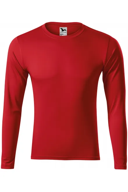 Triko na sport s dlouhým rukávem - červená, XS