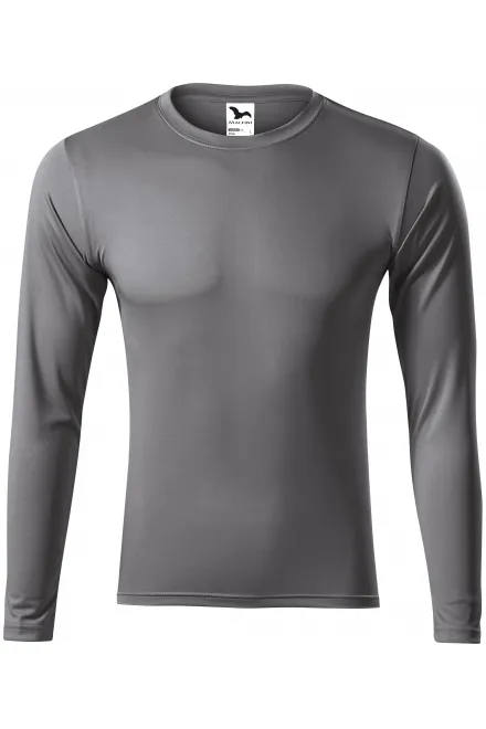 Triko na sport s dlouhým rukávem - ocelovo sivá, XS