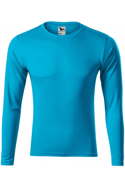 Triko na sport s dlouhým rukávem - tyrkysová, XS